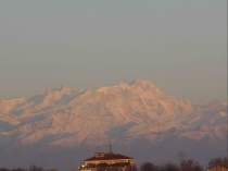 Il Monte Rosa innevato